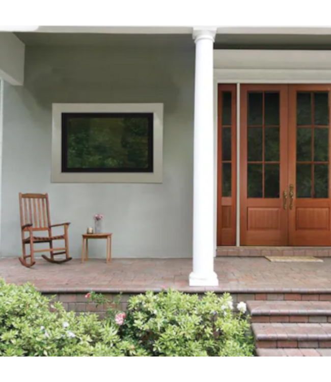 52969 Black Rectangular Picture Window