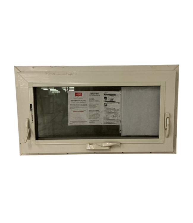 52971 Taupe Vinyl Awning Window 32.5" x 17.5"