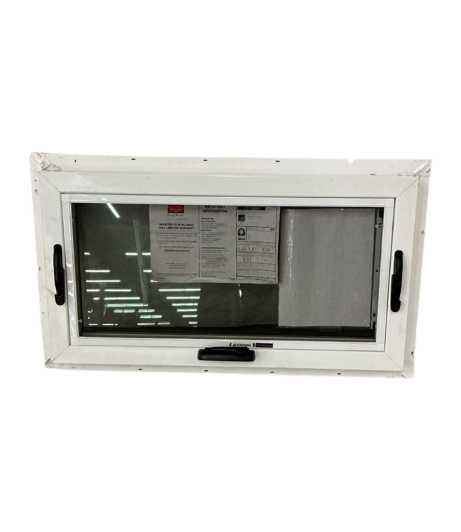 52972 Cinnamon & White Awning Window 32.5" x 17.5"