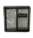 52973 Black Aluminum Slider Window 47.5" x 46.5"