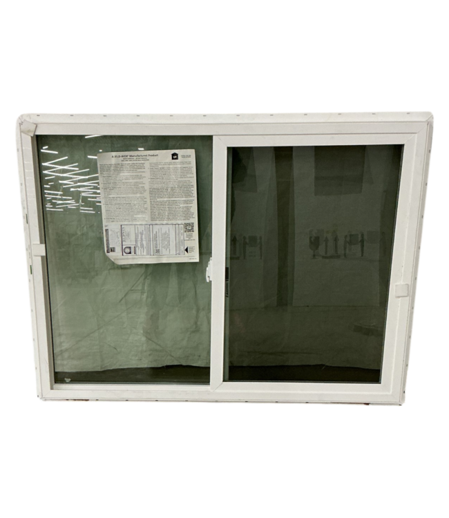 52975 White Vinyl Slider Window 47.5" x 35.5"