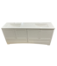 52976 Cassidy White Double Sink Bathroom Vanity 72"