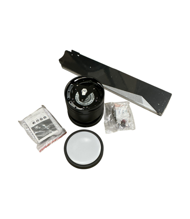 52981 Black 5-Blade Ceiling Fan with LED Light