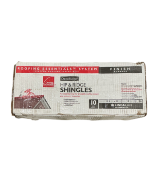 52985 Shasta White Hip Ridge Roof Shingles 20 Linear Feet