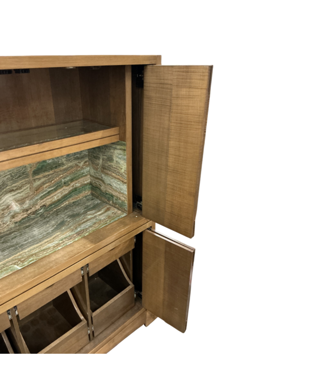 52974 Honey Oak Dry Bar Cabinet 57"W