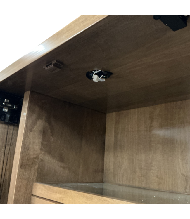 52974 Honey Oak Dry Bar Cabinet 57"W