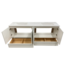 52976 Cassidy White Double Sink Bathroom Vanity 72"