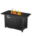 52980 Rectangle Liquid Propane Fire Pit Table