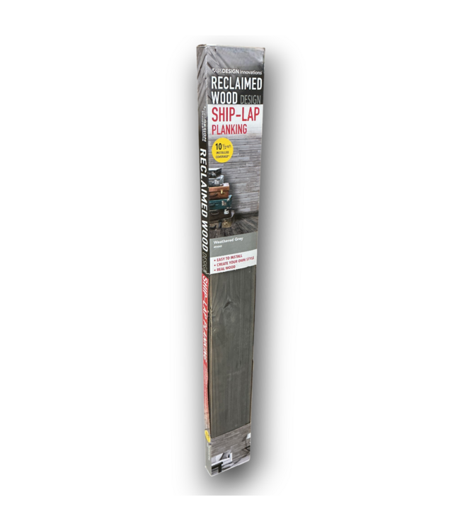 52990 Weathered Grey Pine Wood Shiplap Rough Sawn Wall Plank