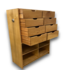 53000 Natural Finish Wood Modern Storage Unit