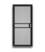 53003 Pasadena Black Steel Security Screen Door 34.75" x 81.75"