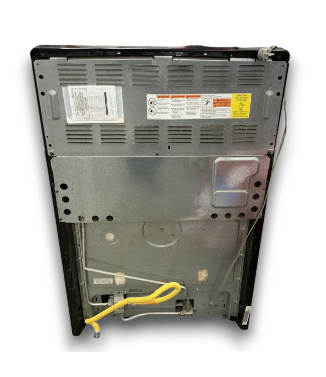 53007 Free Standing Gas Range Black and Stainless Steel