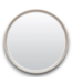 53012 Round Brushed Nickel Framed Mirror 30"