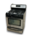 53007 Free Standing Gas Range Black and Stainless Steel