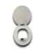 53021 White Stonewood Soft Close Round Toilet Seat