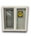 53023 150 Series Sliding Vinyl Window 23.5"W x 23.5"H