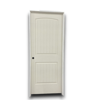 53029 Prehung Top Arch 2 Panel with Design 32 x 80