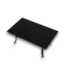 53042 Kenwood Black Outdoor Dining Table 64"