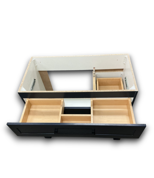53035 Cauley Navy Blue Bathroom Vanity Base 36"
