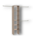 53050 Latte Brightwood Tower Closet System