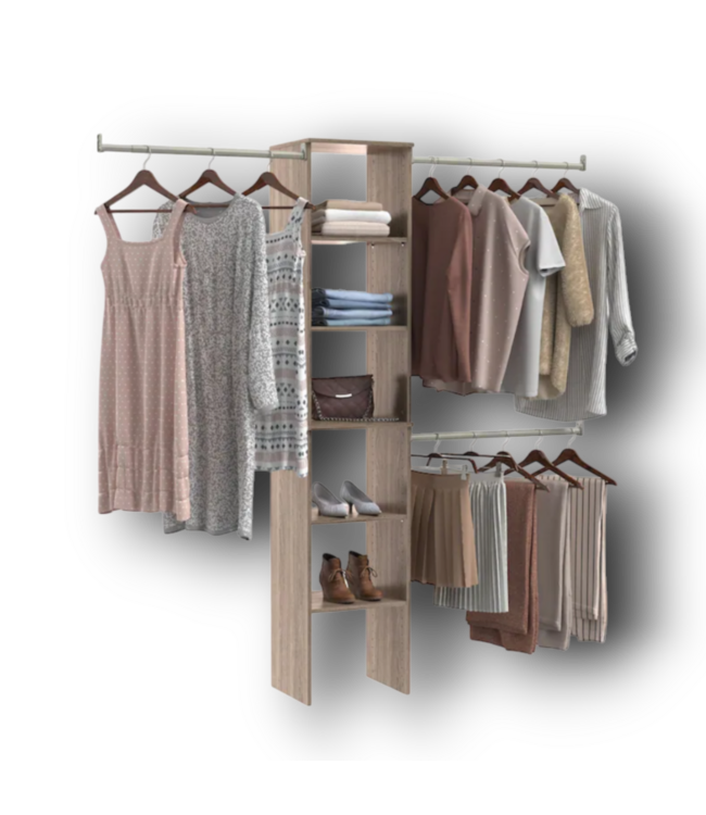 53050 Latte Brightwood Tower Closet System