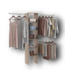 53050 Latte Brightwood Tower Closet System