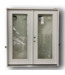 53052 Primed French Full Lite Prehung Patio Door 72"W x 80"H