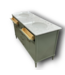 53048 Minty Green Double Bathroom Vanity w/Top 60"