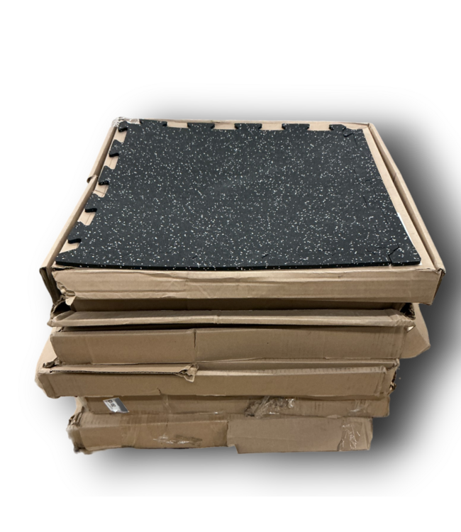 53049 Interlocking Rubber Gym Floor Tile 179.9 sq. ft.