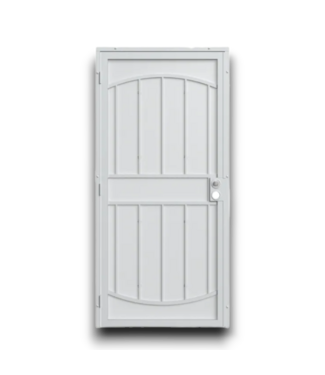 53061 White Steel Universal Security Door 34.75" x 81.75"