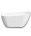 53072 Comfy White Acrylic Freestanding Soaking Bathtub