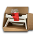 53065 Irving White HDPE Stationary Chair With Slat Seat