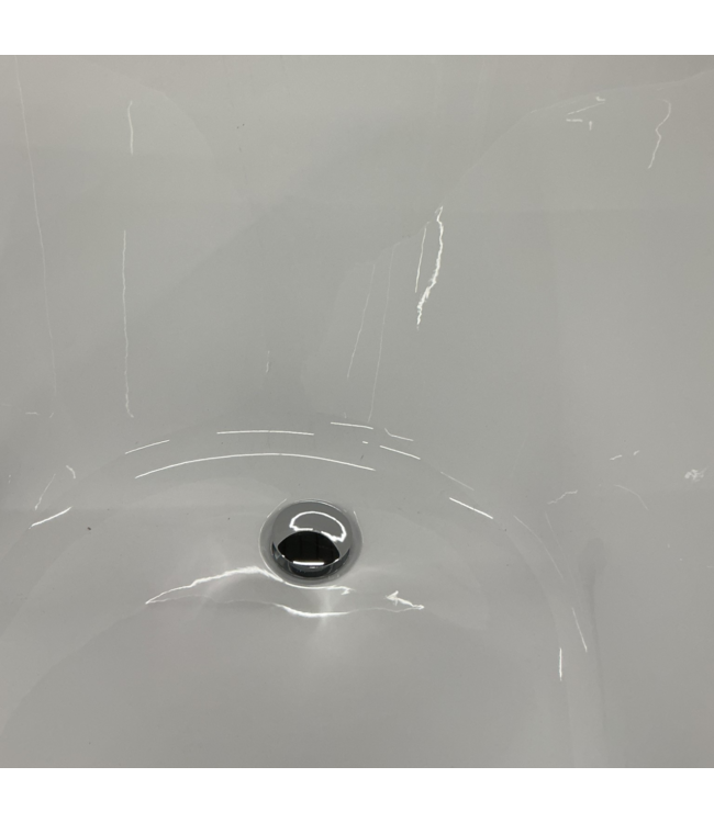 53072 Comfy White Acrylic Freestanding Soaking Bathtub