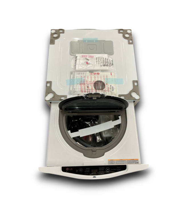 53076 Sidekick White Pedestal Washer 27"