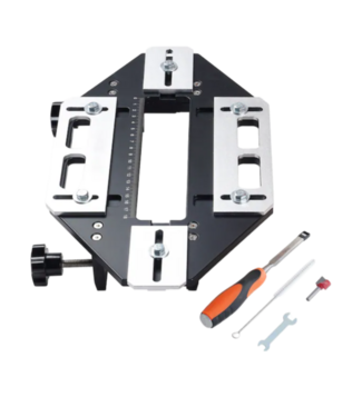 53088 Tabletop Aluminum Alloy Door Hinge Groove Jig