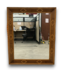 53097 LG Wood Framed Wall Mirror w/ Geometric Inlay Design