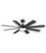 53104 Colossus Matte Black LED Outdoor Ceiling Fan 60"