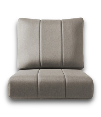53103 2-Piece Gray Patio Chair Cushion Set