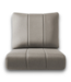 53103 2-Piece Gray Patio Chair Cushion Set