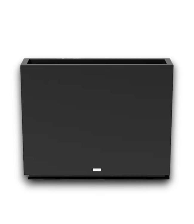 53113 Rectangle Black Plastic Indoor/Outdoor Planter