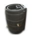 53118 Dark Gray Plastic Rain Barrel Spigot 65-gallon