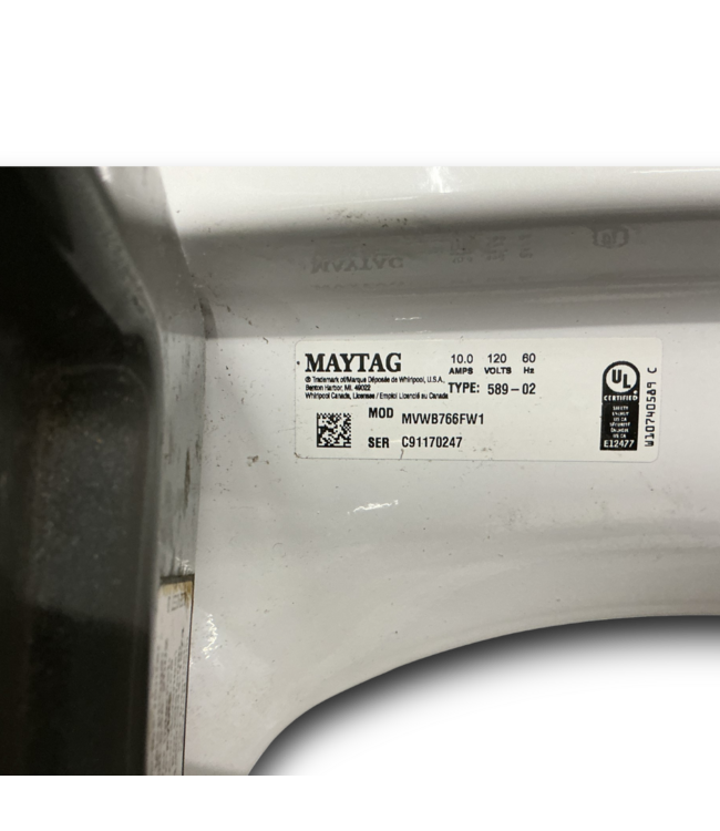 53121 White Top Load Washer Machine 4.7 cu. ft.
