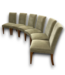 53135 Dusty Sage Dining Chairs Set of 6