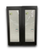 53143 Black Blinds Between Glass Double Door 59" x 76.75"