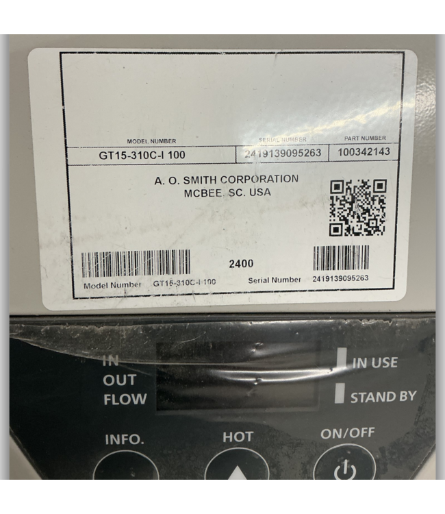 53153 Tankless Water Heater 100 Series
