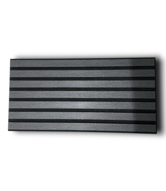 53156 Dark Gray Acoustic Sound Aborbng Wall Panel 6-pk