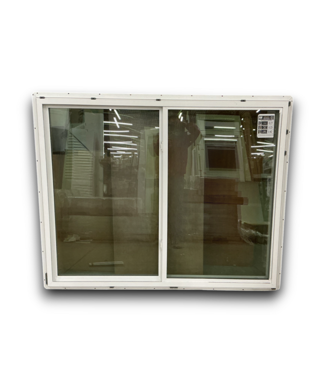 53159 White Vinyl Primary Slider Window 60"x 48"
