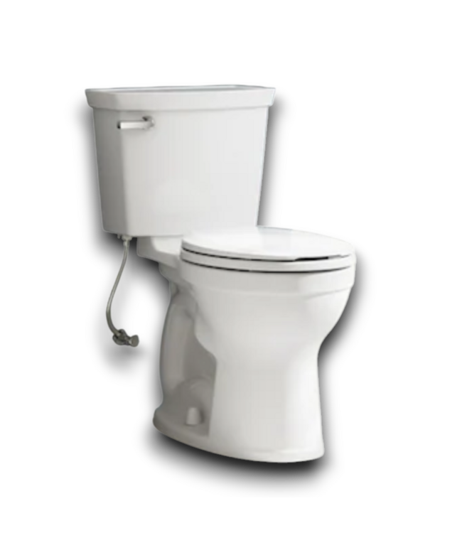 53161 White 2-pc Round Toilet