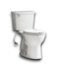 53161 White 2-pc Round Toilet
