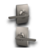 53162 Satin Nickel Interior Hall/Closet Door Handle